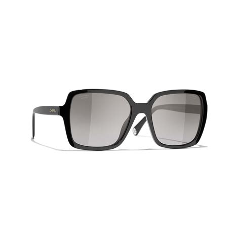 CHANEL Sunglasses: Square Sunglasses, acetate — 